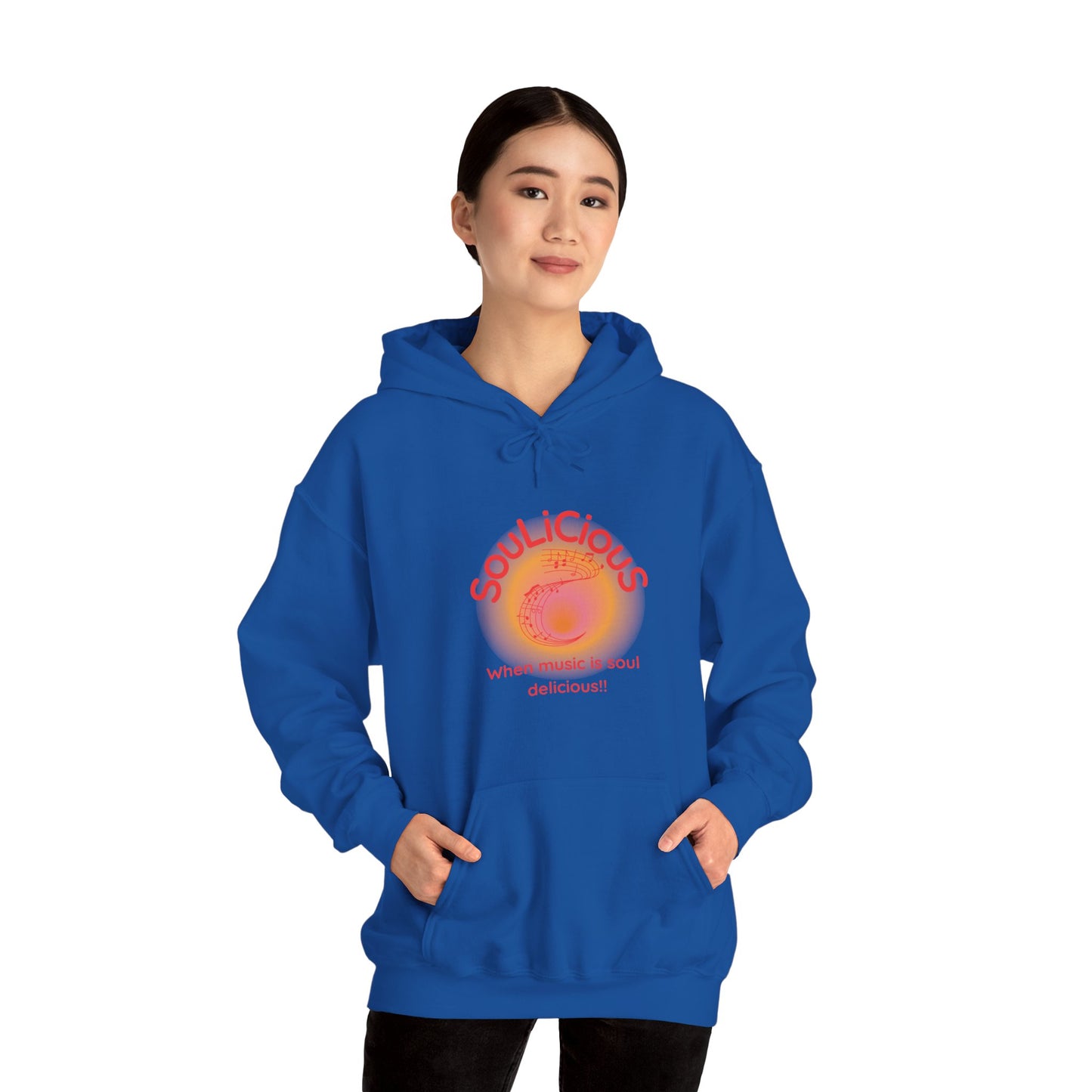 LoveJustJules - SouLiCiouS Style.. Front and Back Print Design - Unisex Hooded Sweatshirt