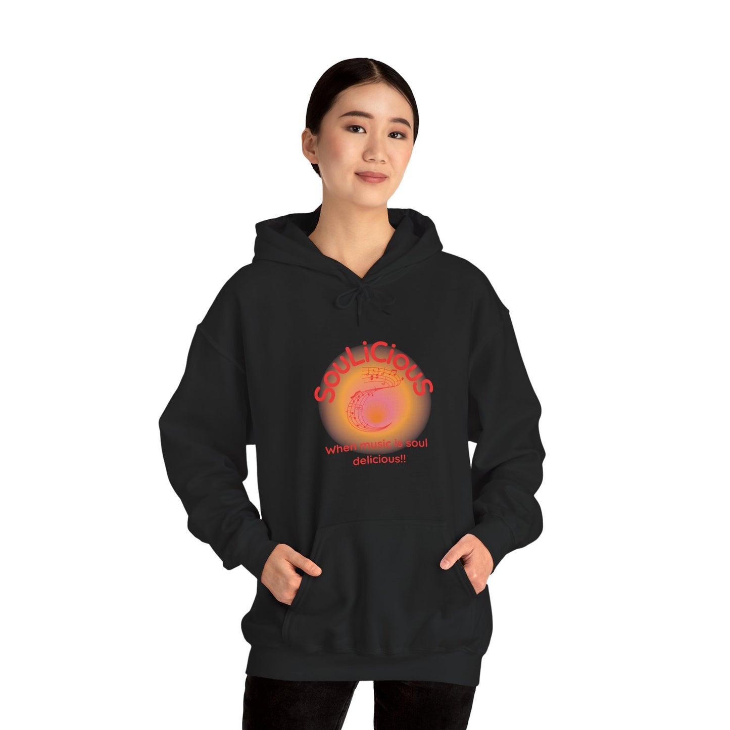 LoveJustJules - SouLiCiouS Style.. Front and Back Print Design - Unisex Hooded Sweatshirt