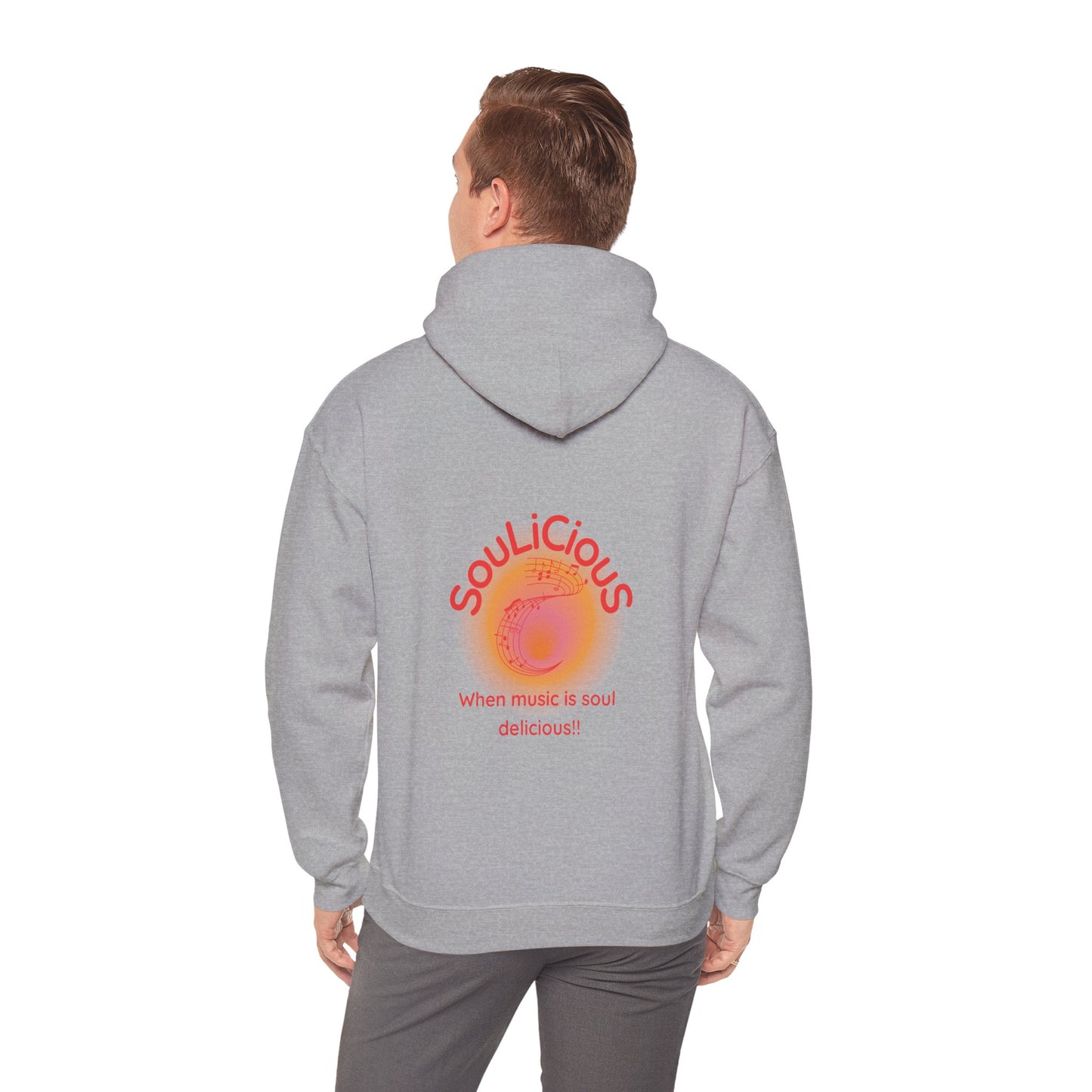 LoveJustJules - SouLiCiouS Style.. Front and Back Print Design - Unisex Hooded Sweatshirt