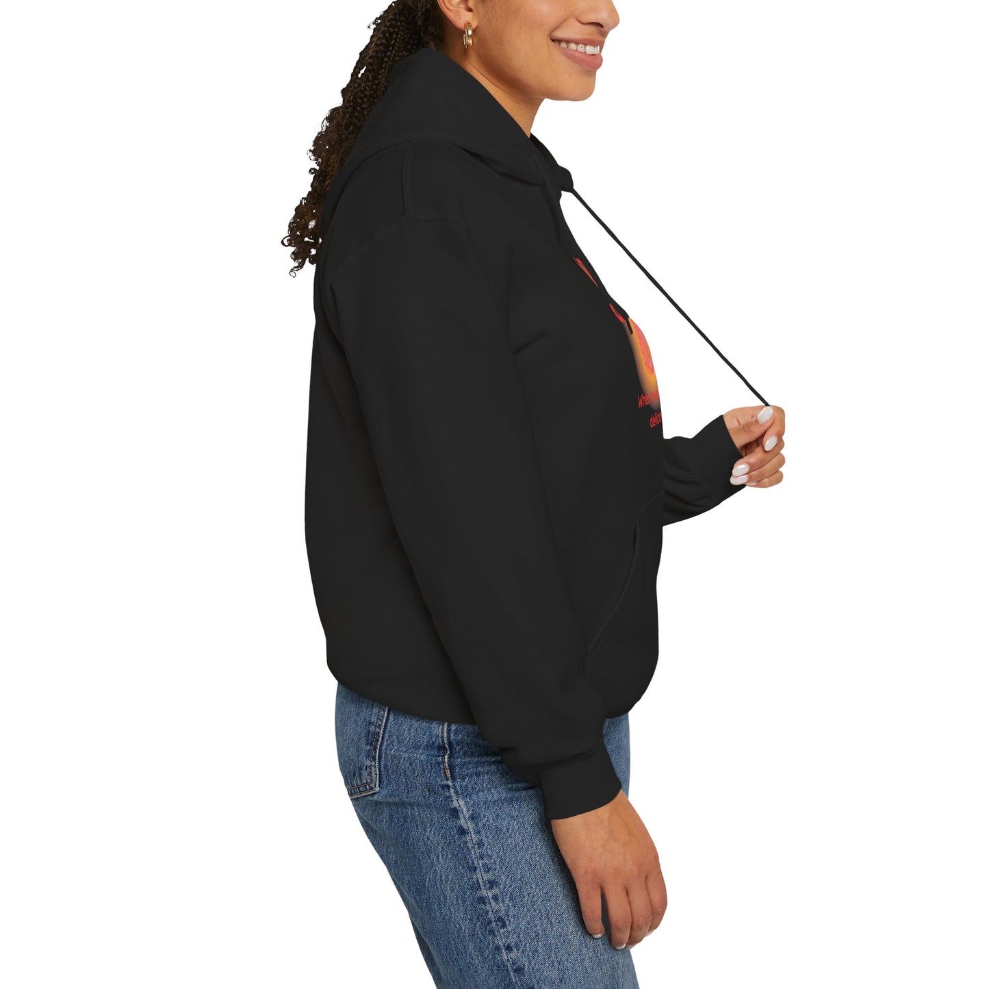 LoveJustJules - SouLiCiouS Style.. Front and Back Print Design - Unisex Hooded Sweatshirt