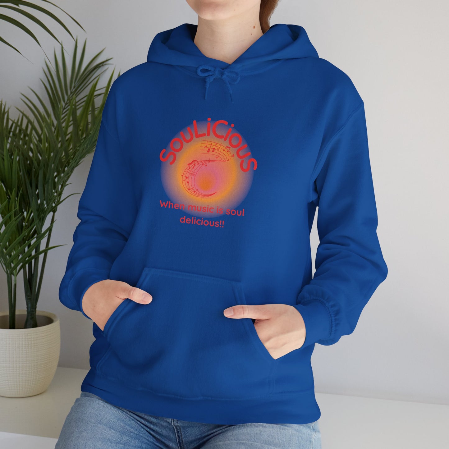 LoveJustJules - SouLiCiouS Style.. Front and Back Print Design - Unisex Hooded Sweatshirt