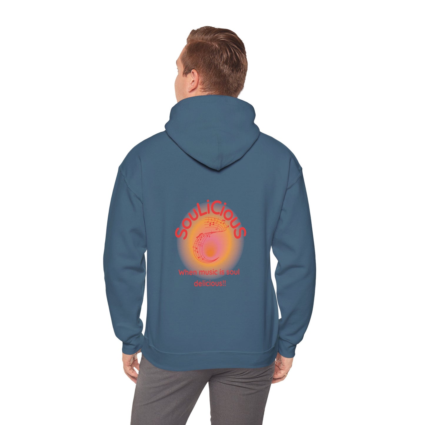 LoveJustJules - SouLiCiouS Style.. Front and Back Print Design - Unisex Hooded Sweatshirt
