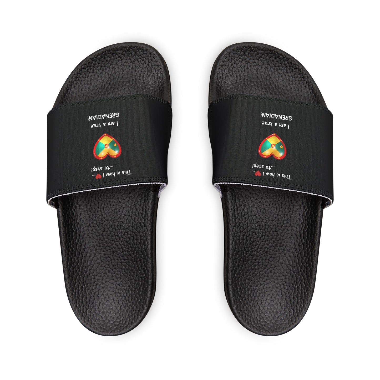LoveJustJules - Ladies Grenadian Heart-Shaped Flag Sliders