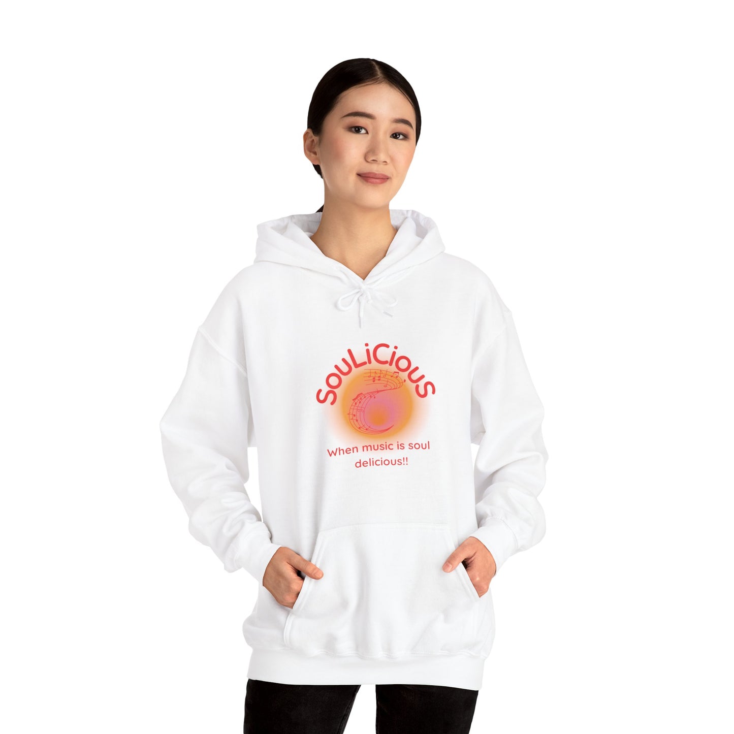 LoveJustJules - SouLiCiouS Style.. Front and Back Print Design - Unisex Hooded Sweatshirt