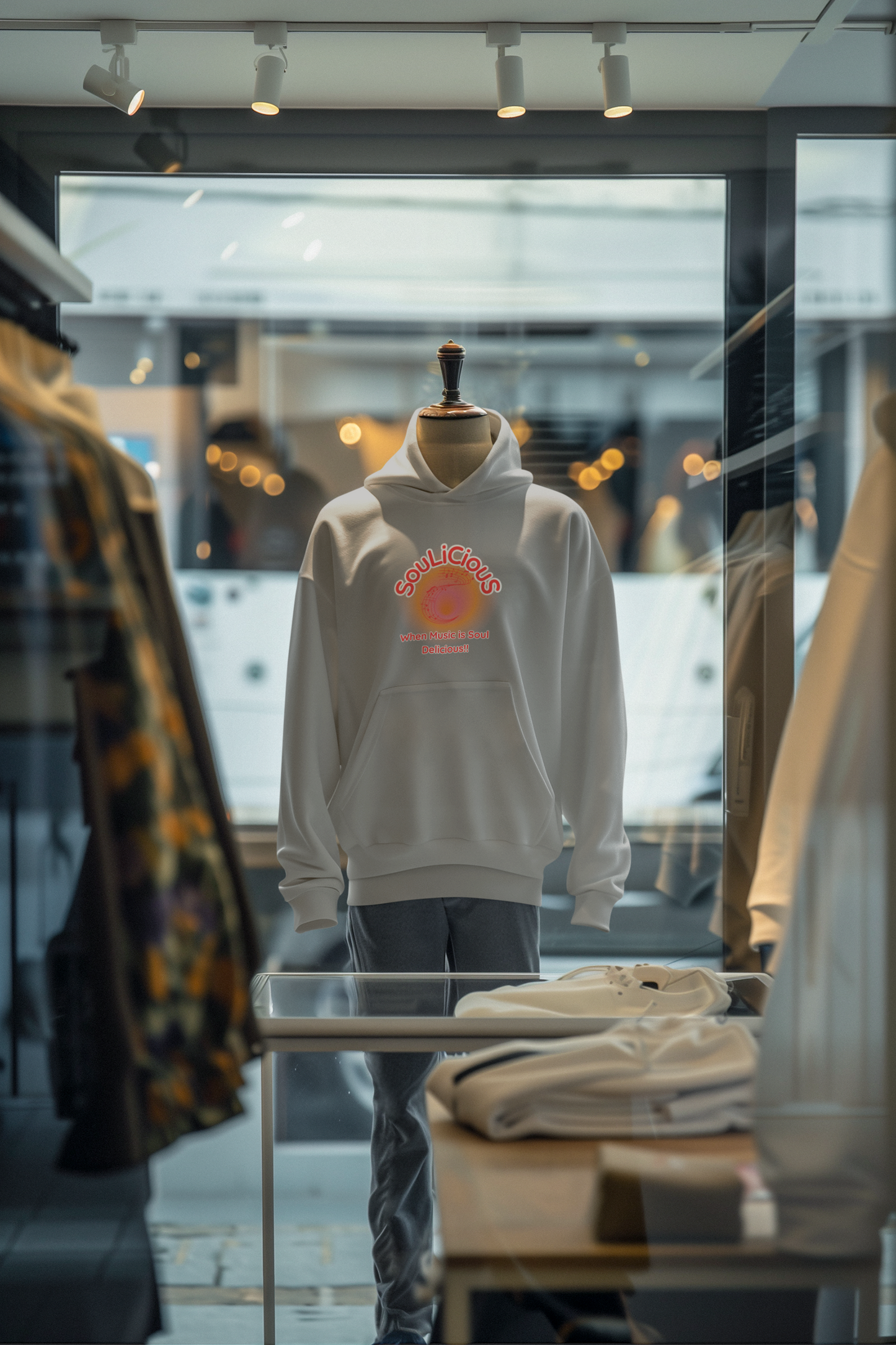 LoveJustJules - SouLiCiouS Style.. Front and Back Print Design - Unisex Hooded Sweatshirt