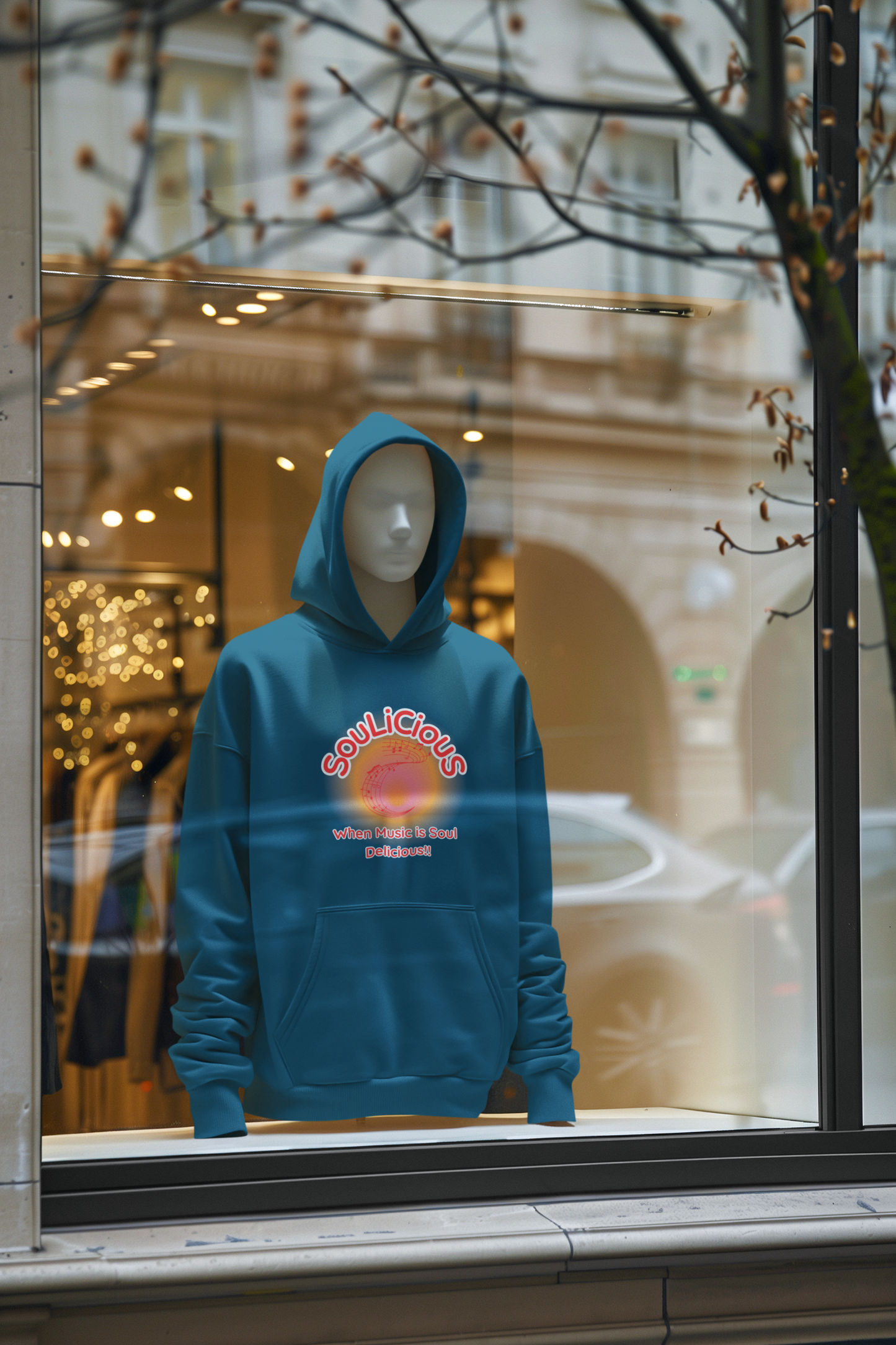 LoveJustJules - SouLiCiouS Style.. Front and Back Print Design - Unisex Hooded Sweatshirt