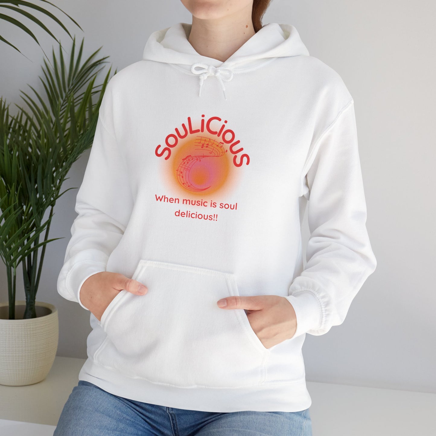 LoveJustJules - SouLiCiouS Style.. Front and Back Print Design - Unisex Hooded Sweatshirt
