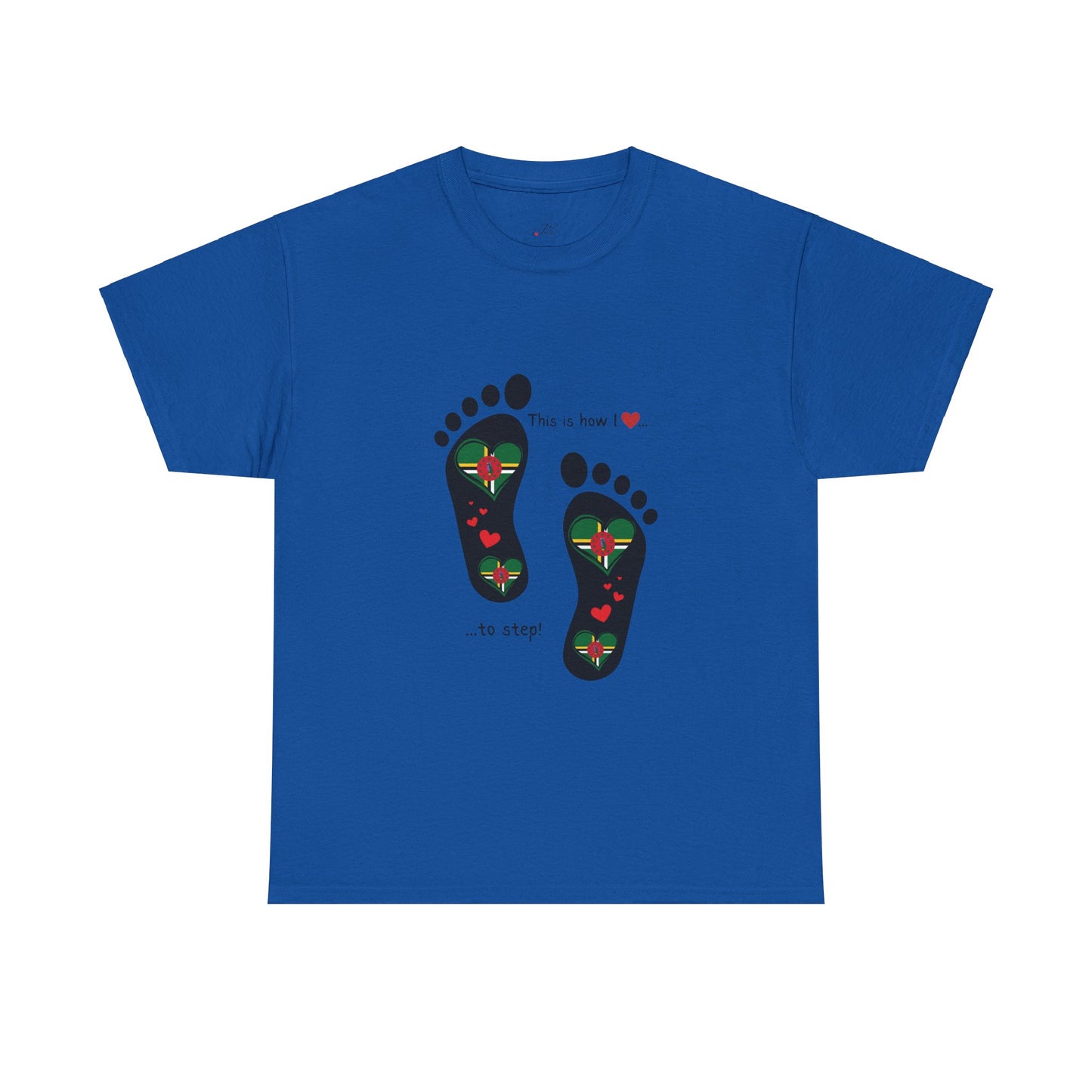 Crafted with Caribbean pride, our Dominica Flag T-shirt blends style and patriotism. Elevate your wardrobe with a touch of island charm.