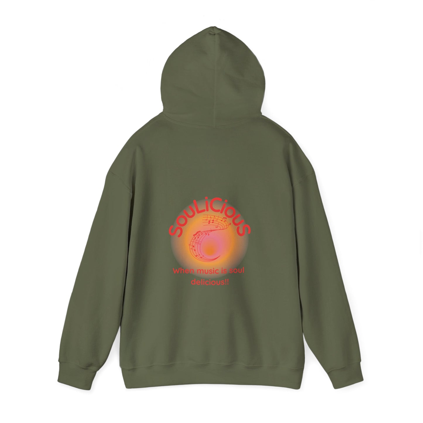 LoveJustJules - SouLiCiouS Style.. Front and Back Print Design - Unisex Hooded Sweatshirt