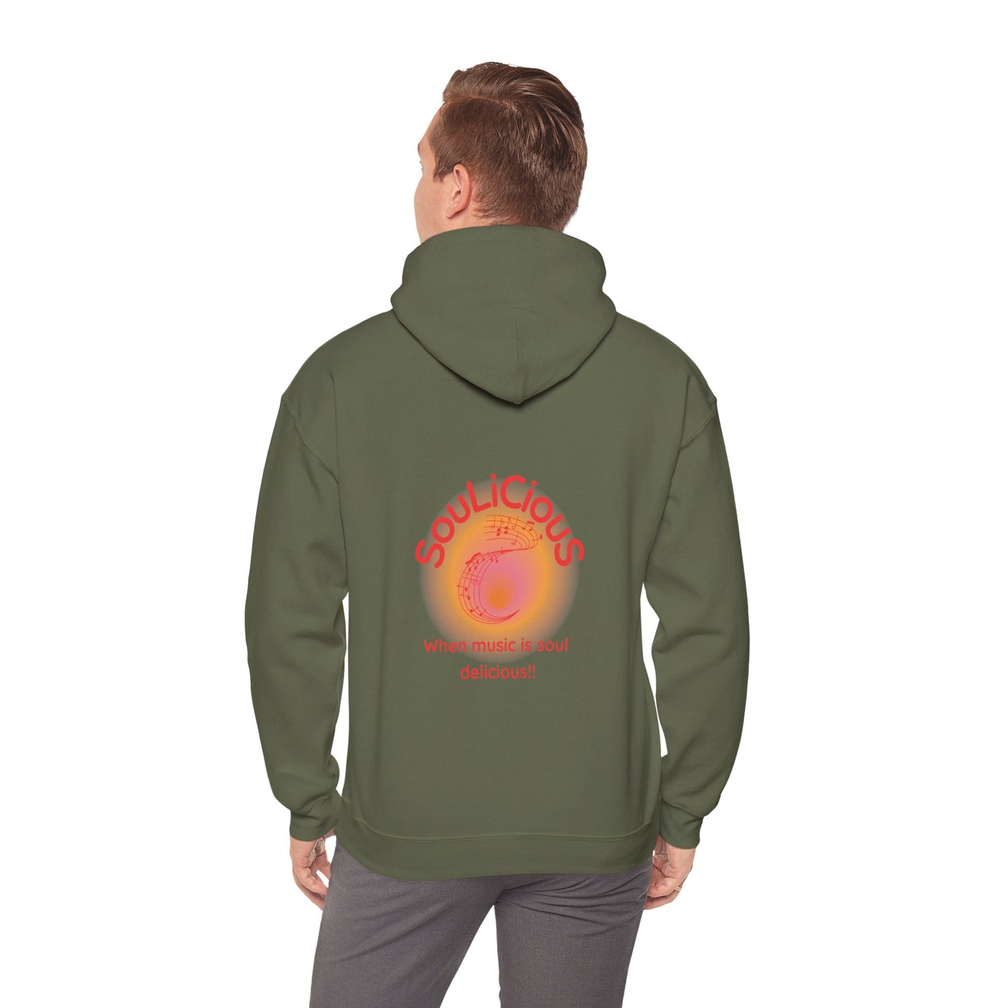 LoveJustJules - SouLiCiouS Style.. Front and Back Print Design - Unisex Hooded Sweatshirt
