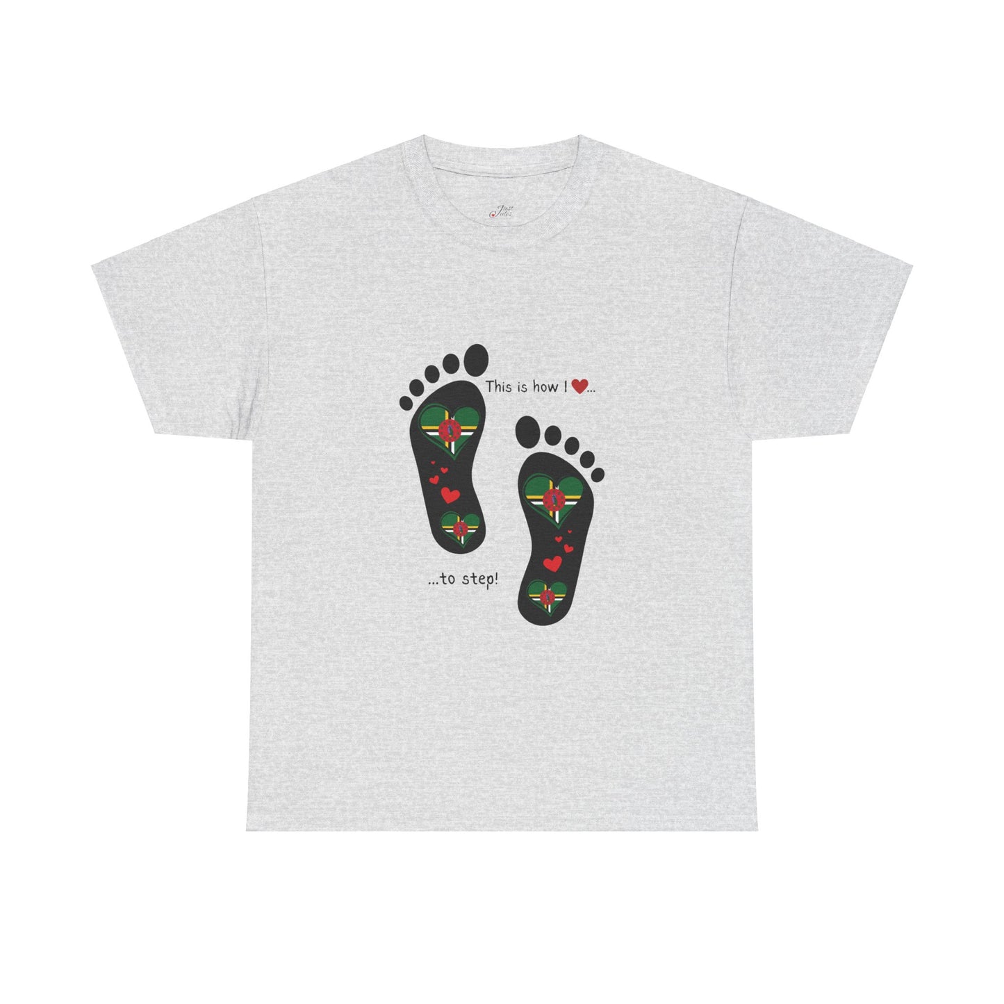 Crafted with Caribbean pride, our Dominica Flag T-shirt blends style and patriotism. Elevate your wardrobe with a touch of island charm.