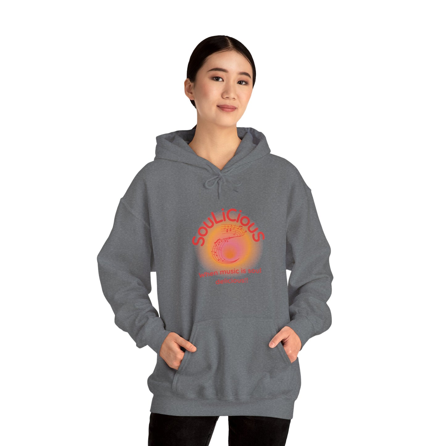 LoveJustJules - SouLiCiouS Style.. Front and Back Print Design - Unisex Hooded Sweatshirt