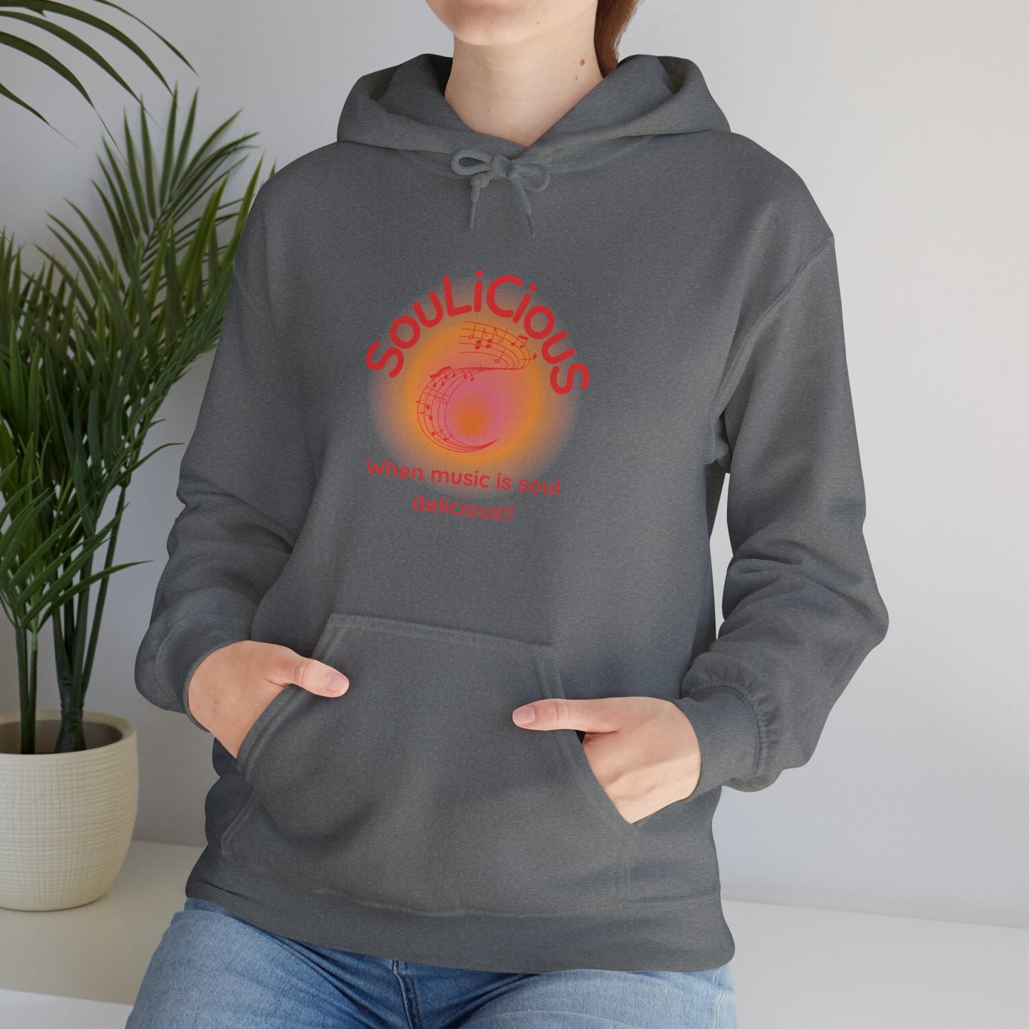 LoveJustJules - SouLiCiouS Style.. Front and Back Print Design - Unisex Hooded Sweatshirt