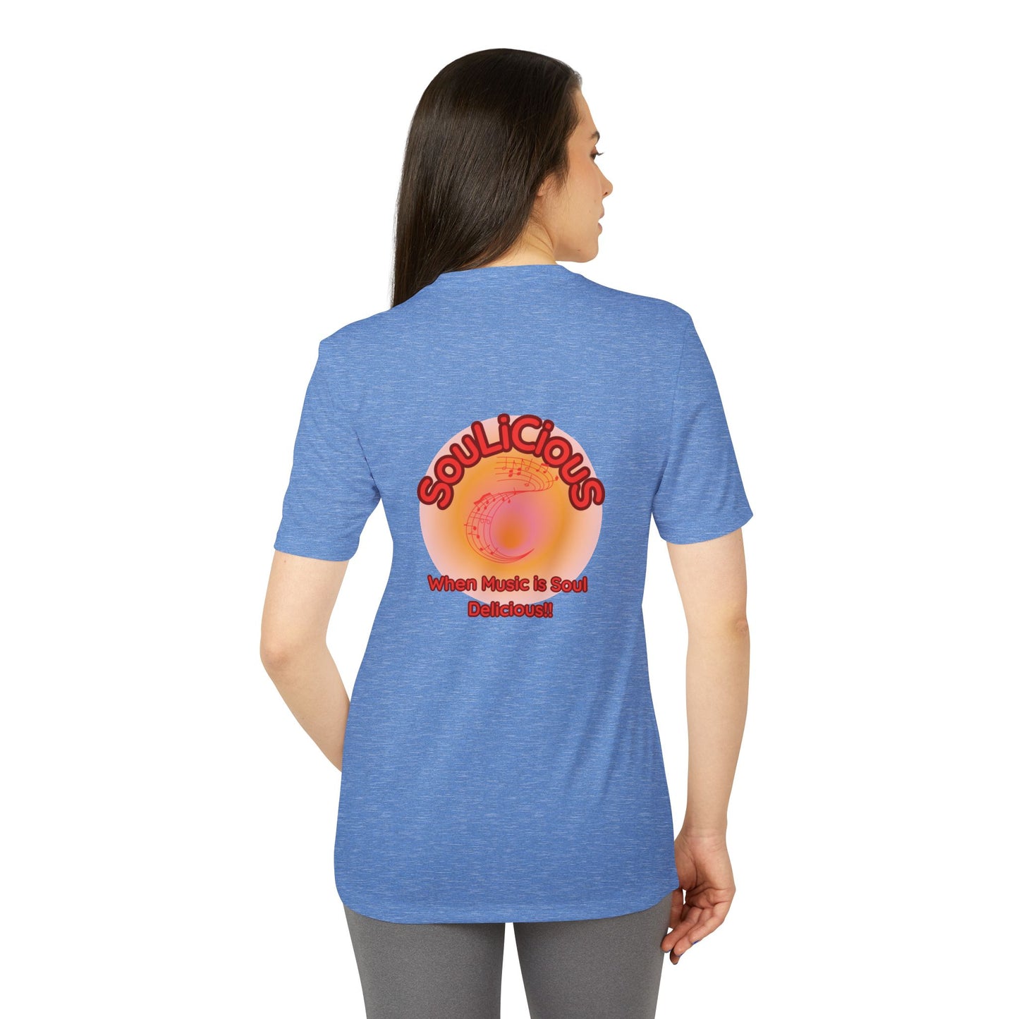 Unisex T-shirt - Adidas branded SouLiCiouS Top - LoveJustJules - Exclusive, Custom-Designed Apparel