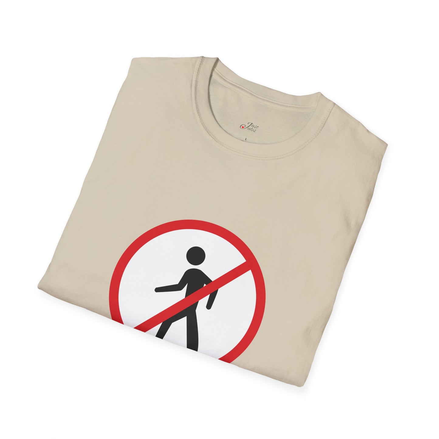 Unisex Softstyle T-Shirt - Caribbean Humour Featuring Design Print - "NO SALOPS ALLOWED"