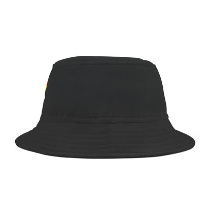 LoveJustJules Ghanaian Heart-shaped Flag Fisherman's Bucket Hat - Wear Your Ghanaian Pride!