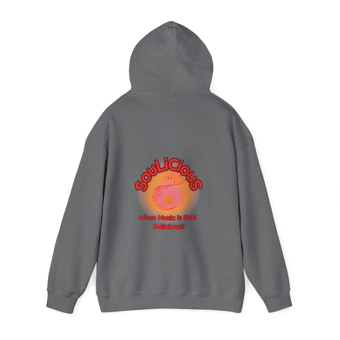 LoveJustJules - SouLiCiouS Style.. Front and Back Print Design - Unisex Hooded Sweatshirt
