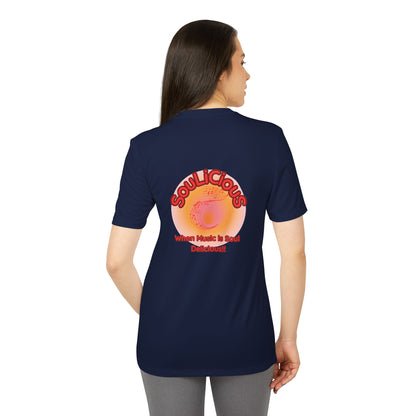 Unisex T-shirt - Adidas branded SouLiCiouS Top - LoveJustJules - Exclusive, Custom-Designed Apparel