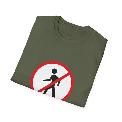 Unisex Softstyle T-Shirt - Caribbean Humour Featuring Design Print - "NO SALOPS ALLOWED"