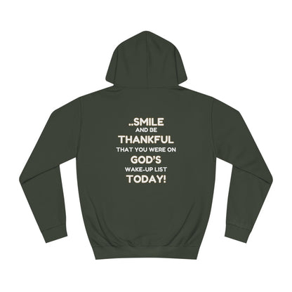 Inspirational Unisex Hoodie – “Reasons to Be Thankful” By LoveJustJules