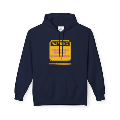Bold Warning Sign Hoodie -"DON'T ENTER INTO SHIT'UATIONS OR SHIT'UATIONSHIPS!" – Empowering, Humorous, and Stylish Apparel