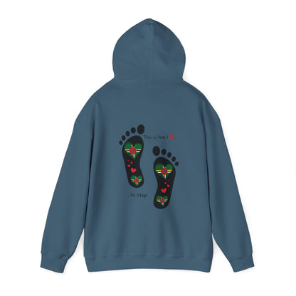 Dominica Love! Express Caribbean pride with our DNA-inspired Dominica Flag Hoodie. Unique design, ultimate comfort. Step into style!