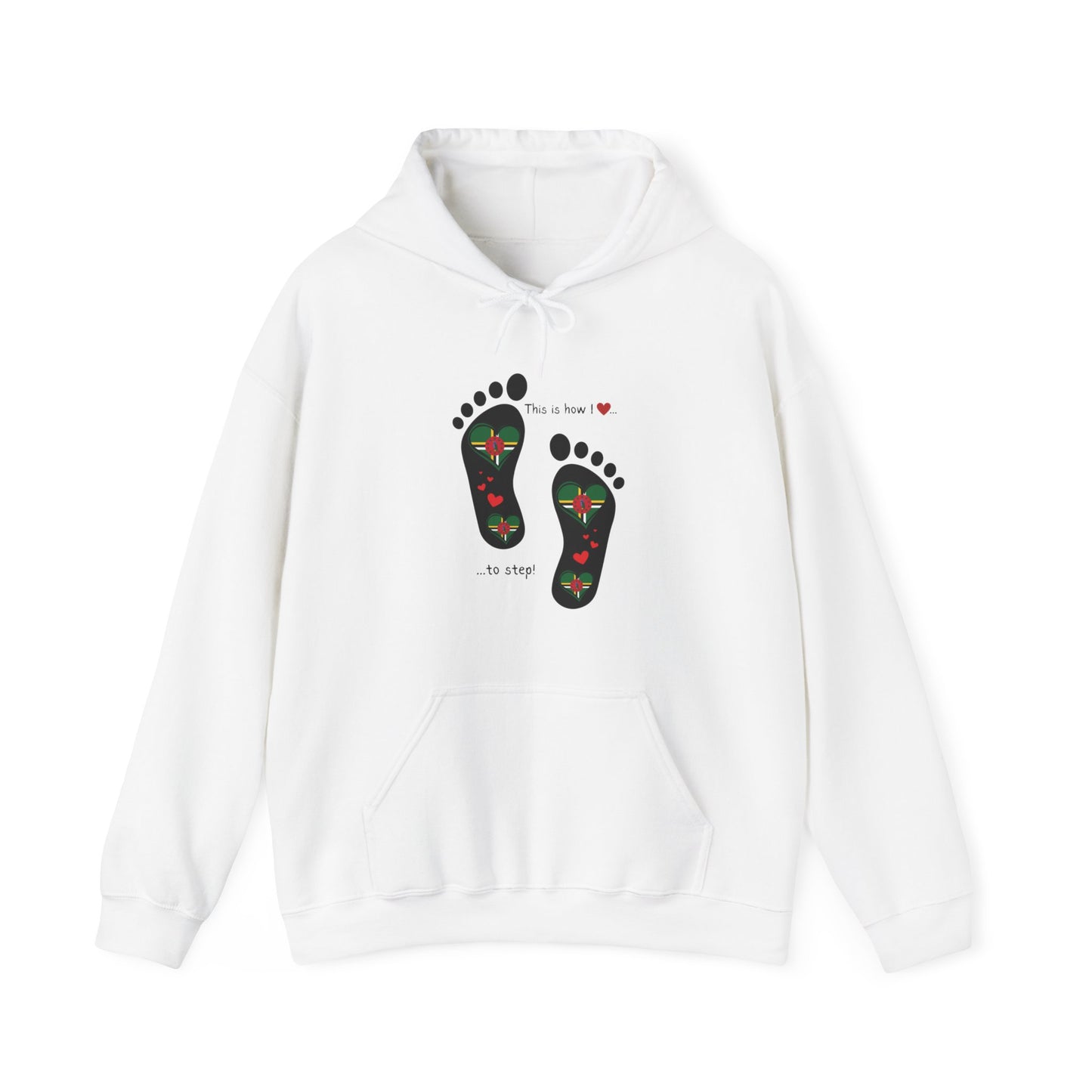 Dominica Love! Express Caribbean pride with our DNA-inspired Dominica Flag Hoodie. Unique design, ultimate comfort. Step into style!