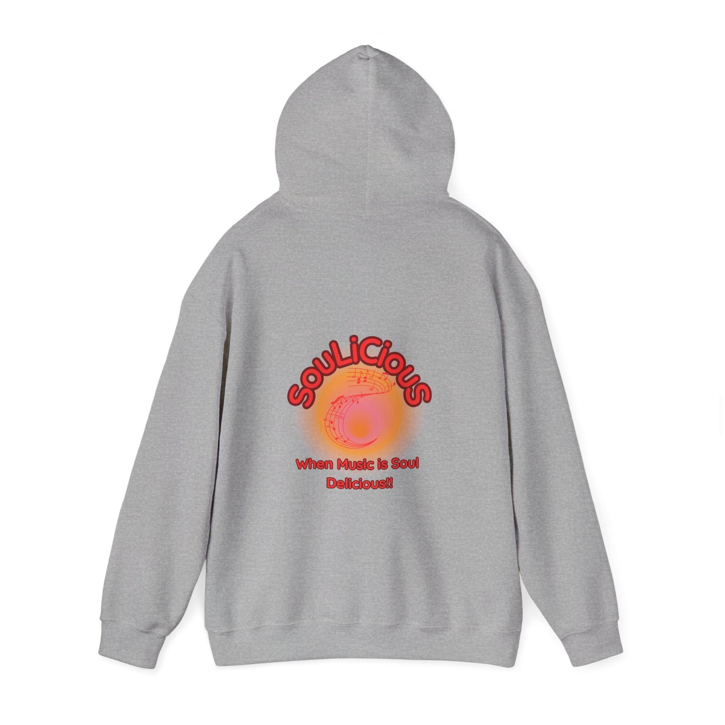 LoveJustJules - SouLiCiouS Style.. Front and Back Print Design - Unisex Hooded Sweatshirt