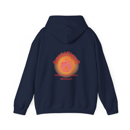 LoveJustJules - SouLiCiouS Style.. Front and Back Print Design - Unisex Hooded Sweatshirt