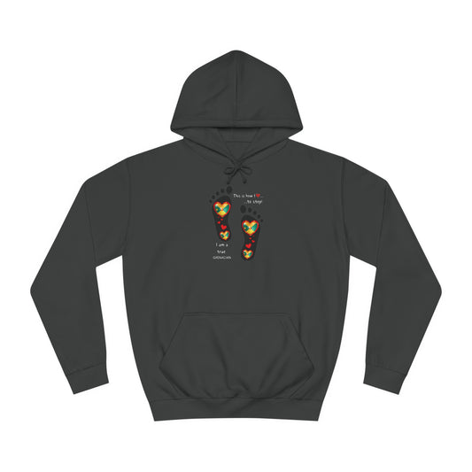 LoveJustJules Grenada Heart Flag Hoodie: Embrace Your Grenadian Pride