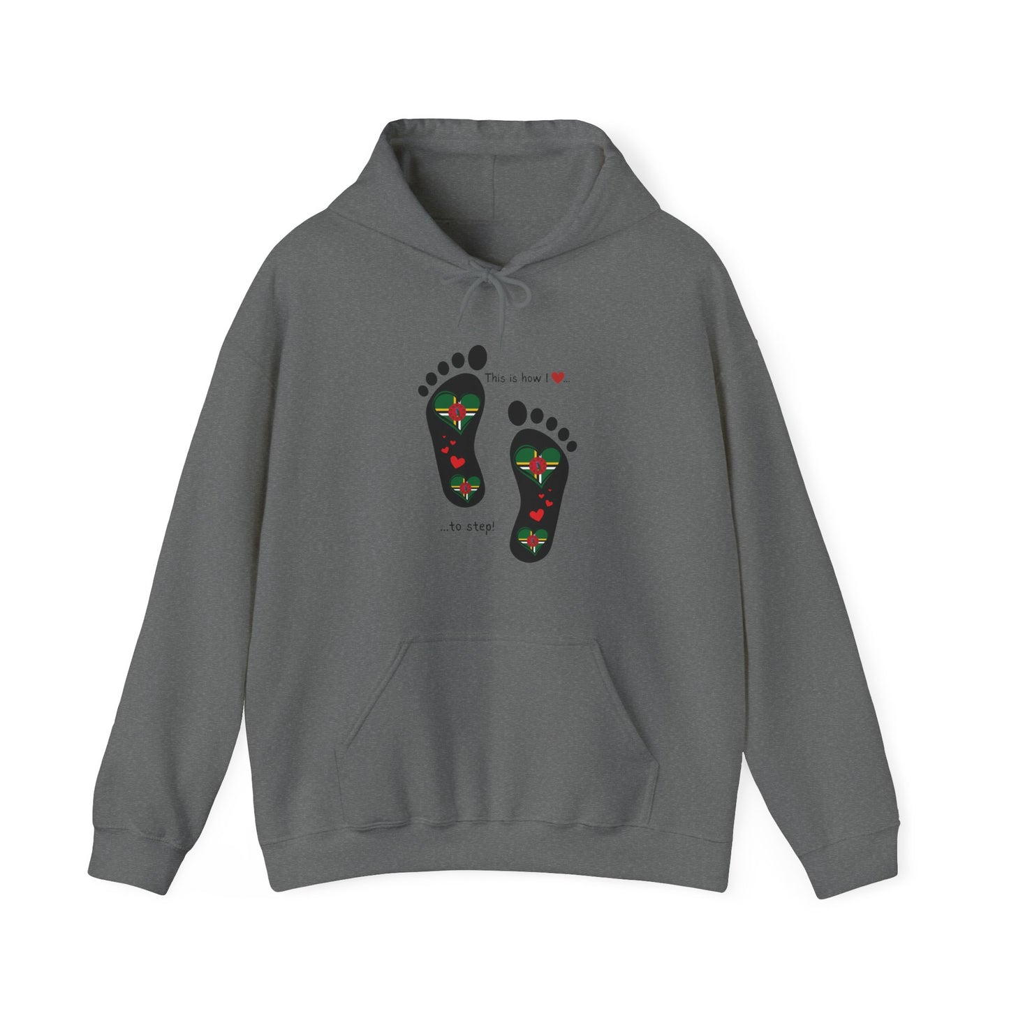 Dominica Love! Express Caribbean pride with our DNA-inspired Dominica Flag Hoodie. Unique design, ultimate comfort. Step into style!