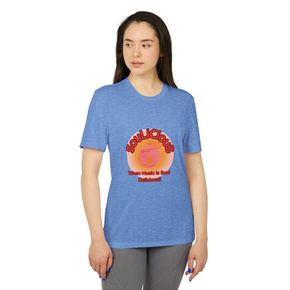 Unisex T-shirt - Adidas branded SouLiCiouS Top - LoveJustJules - Exclusive, Custom-Designed Apparel