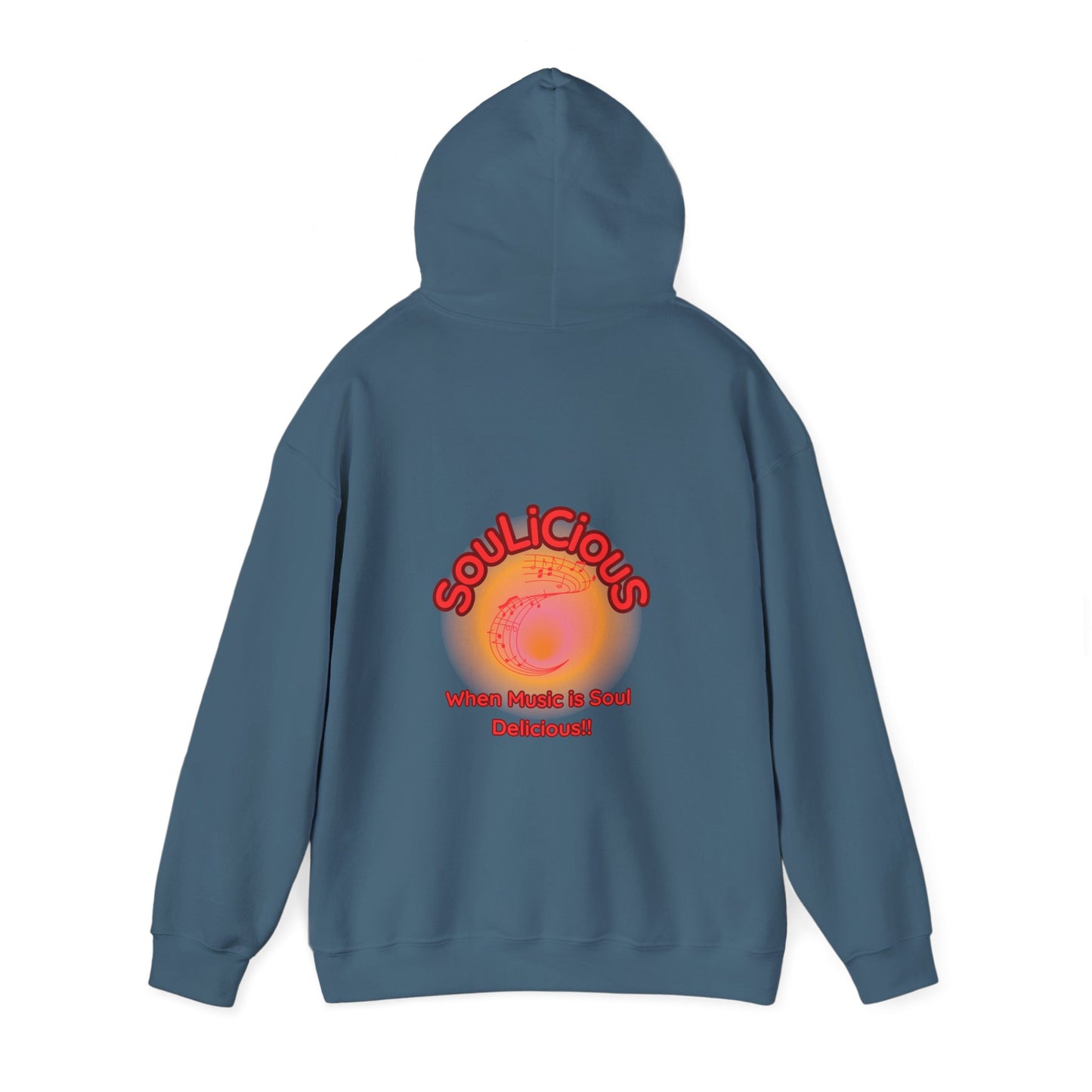 LoveJustJules - SouLiCiouS Style.. Front and Back Print Design - Unisex Hooded Sweatshirt