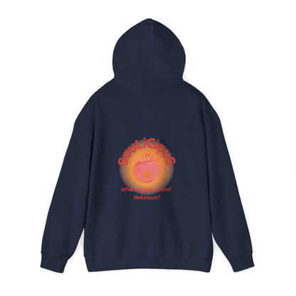 LoveJustJules - SouLiCiouS Style.. Front and Back Print Design - Unisex Hooded Sweatshirt