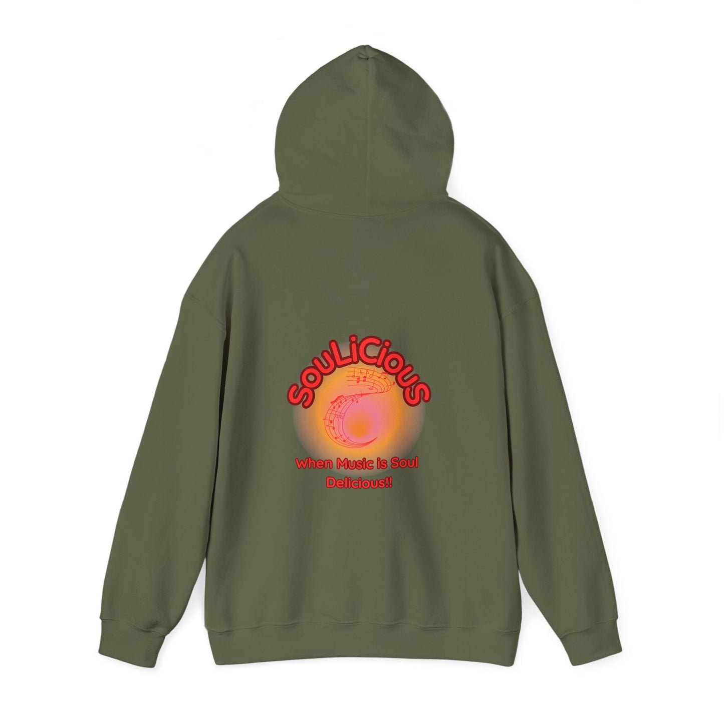 LoveJustJules - SouLiCiouS Style.. Front and Back Print Design - Unisex Hooded Sweatshirt