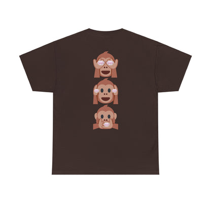 Introducing our Exclusive "See No Evil..Poop, Hear No Evil..Poop, Speak No Evil..Poop" Unisex Heavy Cotton Tee-shirt.