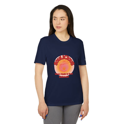 Unisex T-shirt - Adidas branded SouLiCiouS Top - LoveJustJules - Exclusive, Custom-Designed Apparel