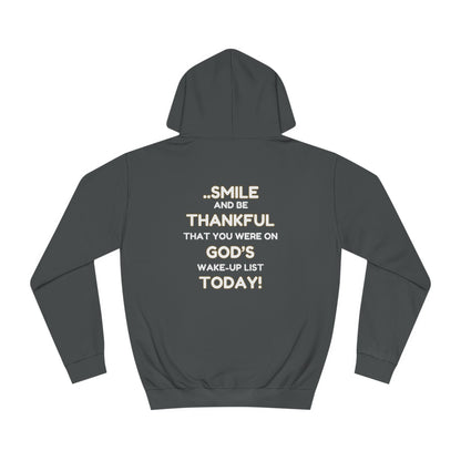 Inspirational Unisex Hoodie – “Reasons to Be Thankful” By LoveJustJules