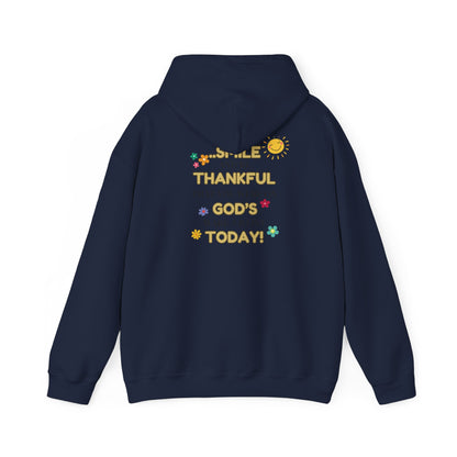 “Reasons to Be Thankful” Unisex Heavy Blend Hooded Sweatshirt – Cozy & Inspirational By LoveJustJules