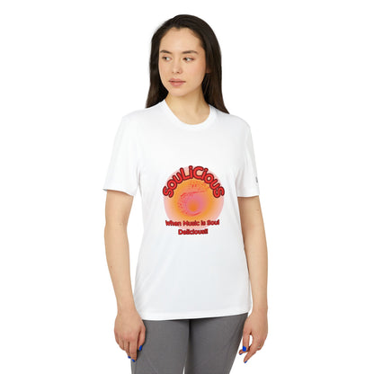 Unisex T-shirt - Adidas branded SouLiCiouS Top - LoveJustJules - Exclusive, Custom-Designed Apparel