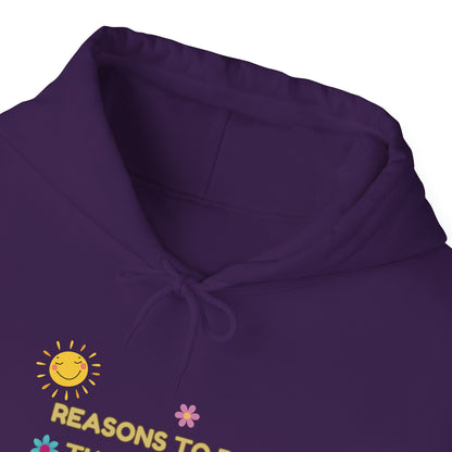 “Reasons to Be Thankful” Unisex Heavy Blend Hooded Sweatshirt – Cozy & Inspirational By LoveJustJules