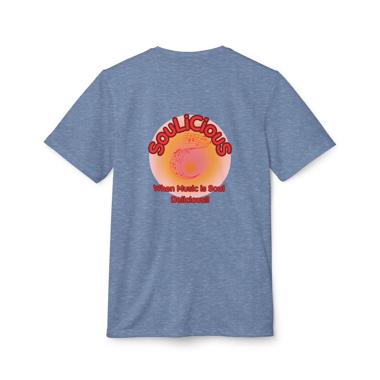 Unisex T-shirt - Adidas branded SouLiCiouS Top - LoveJustJules - Exclusive, Custom-Designed Apparel