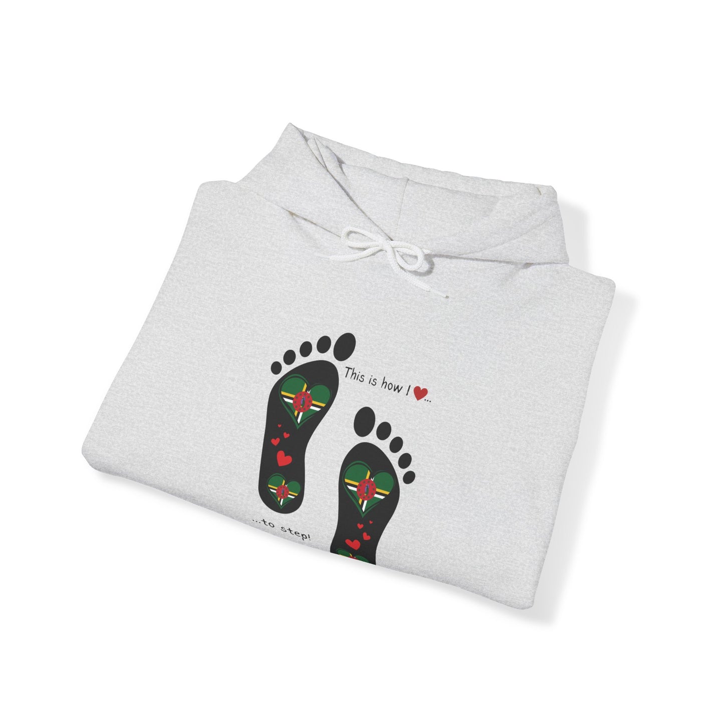 Dominica Love! Express Caribbean pride with our DNA-inspired Dominica Flag Hoodie. Unique design, ultimate comfort. Step into style!