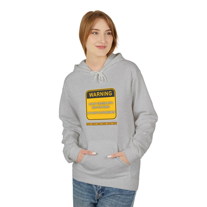 Unisex Midweight Softstyle Fleece Hoodie - "DON'T ENTER INTO SHIT'UATIONS OR SHIT'UATIONSHIPS!" Bold Warning Sign Hoodie & Sweat-Top – Empowering, Humorous, and Stylish Apparel