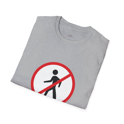 Unisex Softstyle T-Shirt - Caribbean Humour Featuring Design Print - "NO SALOPS ALLOWED"