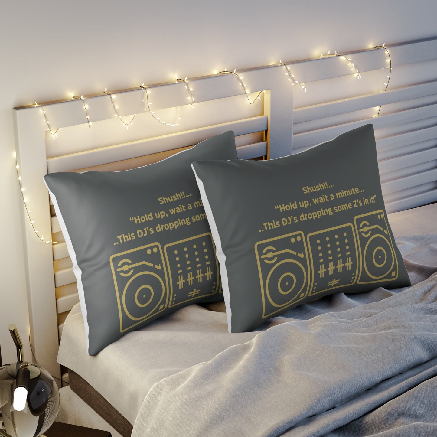 DJ-Inspired Pillow Sham Pillow Case | Unique Sleep Accessories