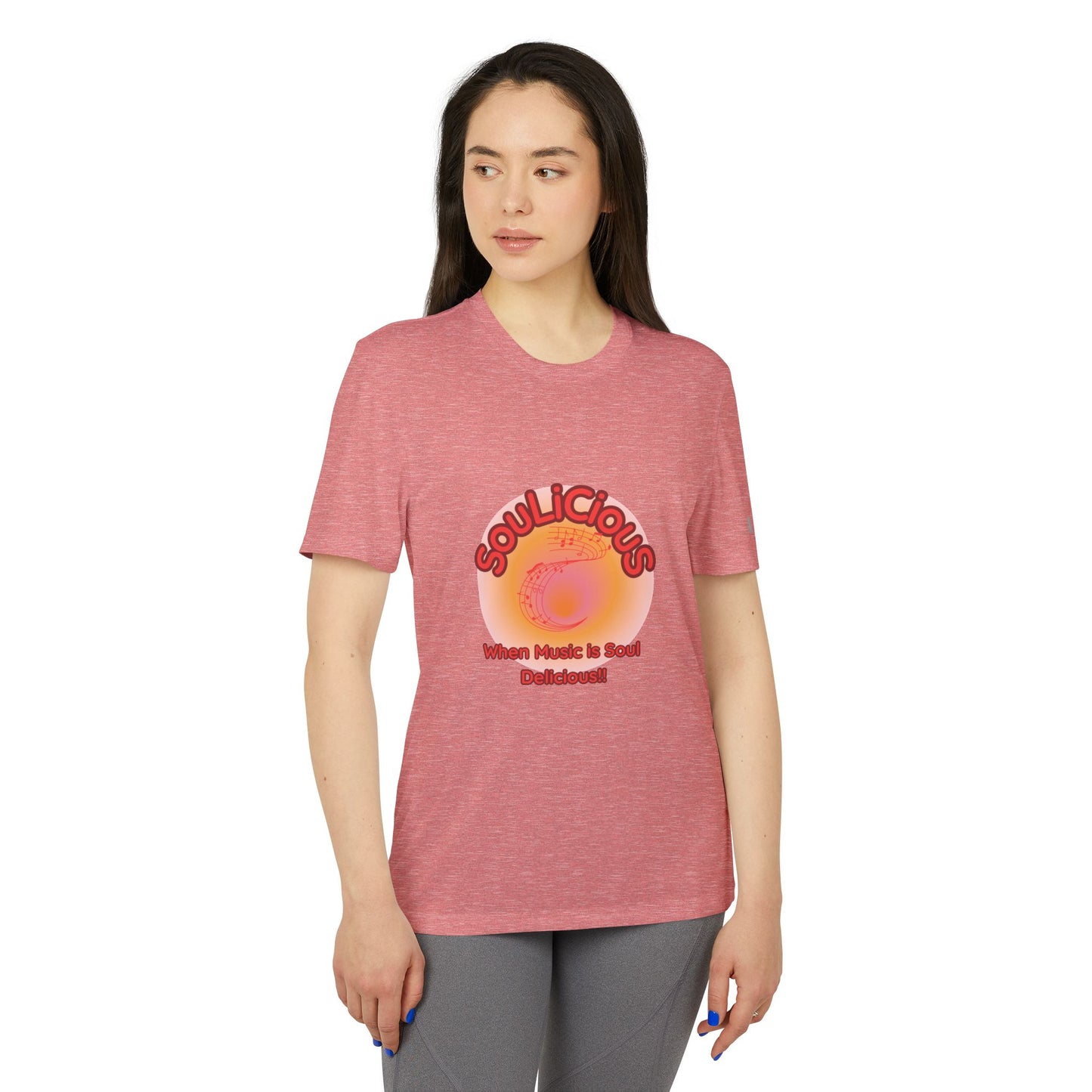 Unisex T-shirt - Adidas branded SouLiCiouS Top - LoveJustJules - Exclusive, Custom-Designed Apparel