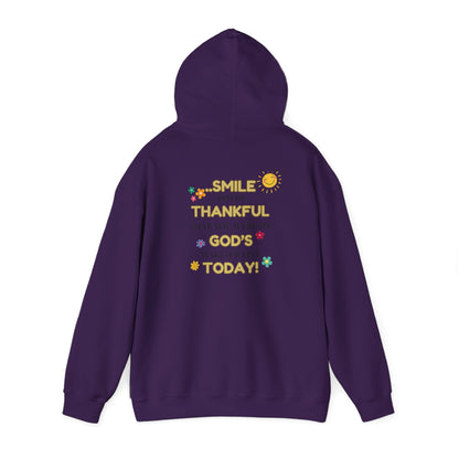 “Reasons to Be Thankful” Unisex Heavy Blend Hooded Sweatshirt – Cozy & Inspirational By LoveJustJules