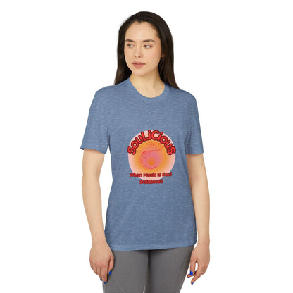 Unisex T-shirt - Adidas branded SouLiCiouS Top - LoveJustJules - Exclusive, Custom-Designed Apparel