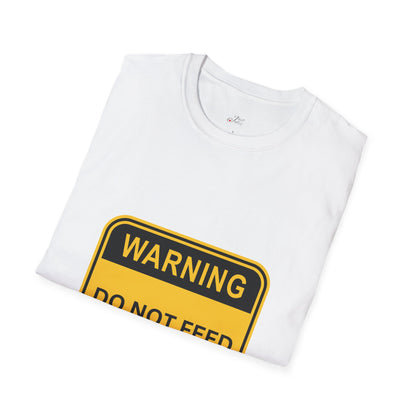 Unisex Softstyle T-Shirt - Patois Humour - DO NOT FEED THE SALOPS - Warning Sign Top